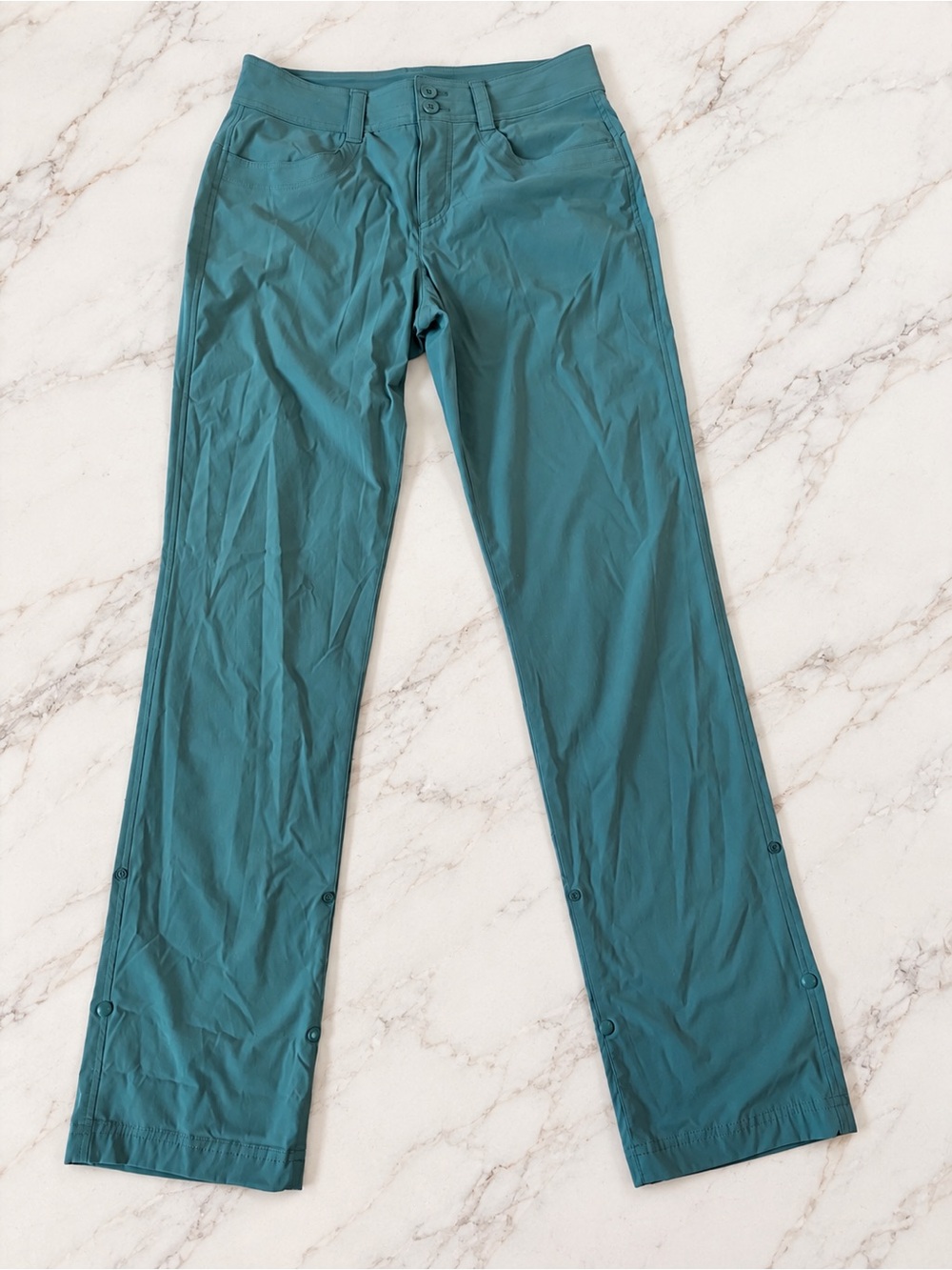 Eddie Bauer Women’s Teal Convertible Hiking Pants Size 2
